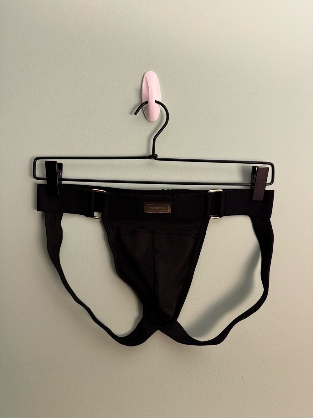 Men’s Vaquita The Label Ryker Jockstrap in Onyx Black - Size M (30-32) - NWT